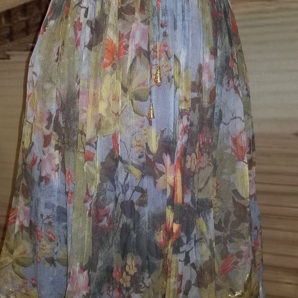 Philosophy Alberta FERRETTI floral chiffon dress S - Picture 14 of 16